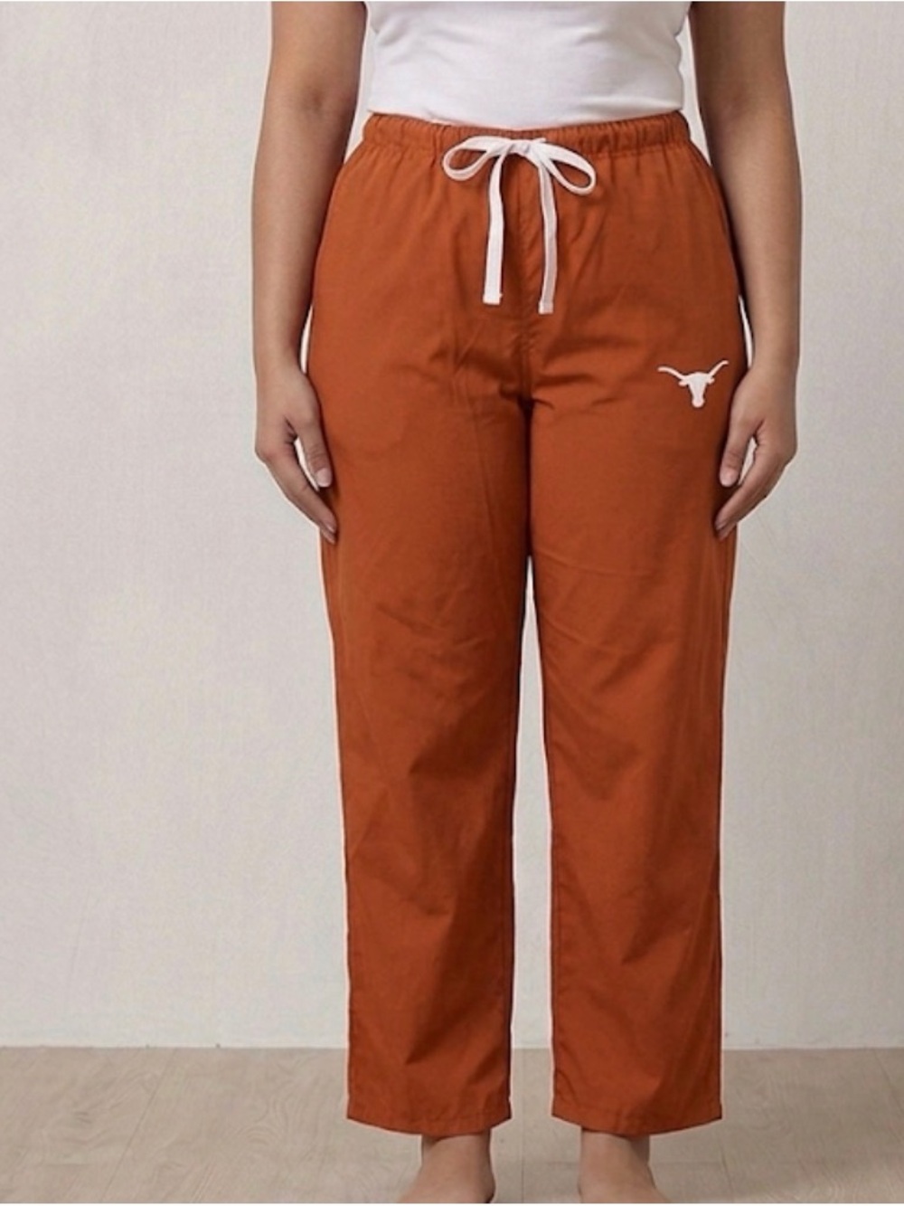 GelScrubs Texas Longhorns Burnt Orange Scrub Pants Size XL (A669)